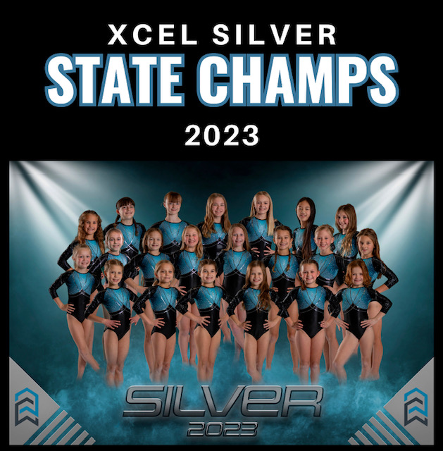 Xcel Silver  State Champs